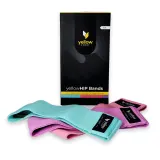 Yellow Sport Набор тканевых лент-эспандеров для тренировок yellowHIP Bands, 3 шт — фото 3