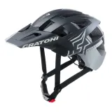 Шлем велосипедный Cratoni AllSet Pro черный/белый матовый — фото 1