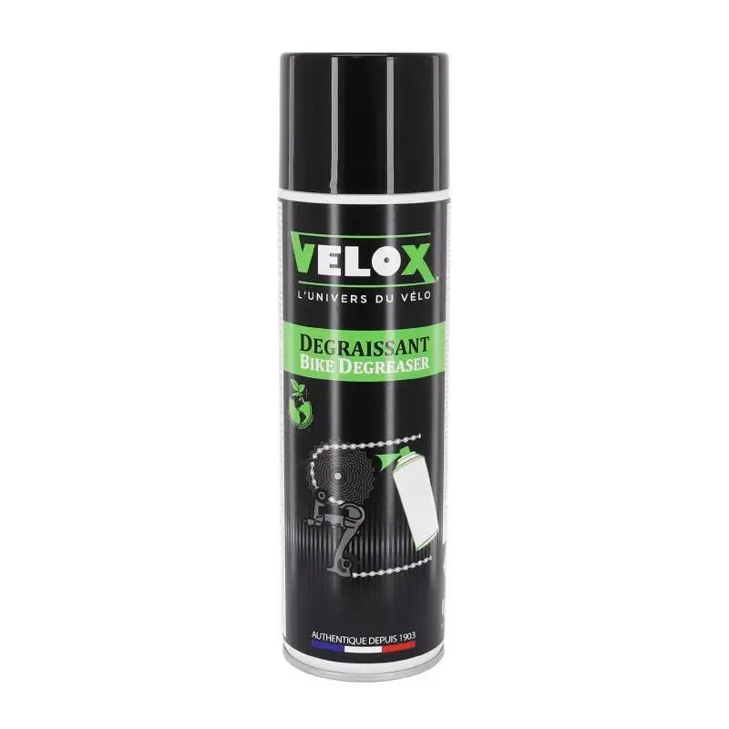 Обезжириватель для велосипедной трансмиссии Velox Bio, аэрозоль 400 мл