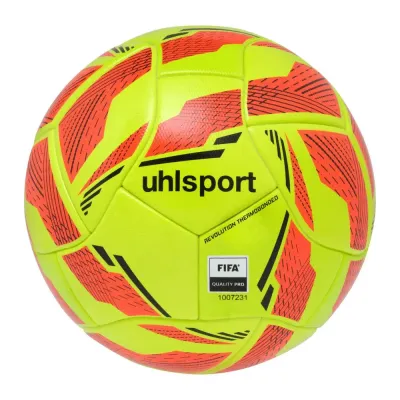 Мяч футбольный Uhlsport Revolution Thermobonded, 5, Жёлтый