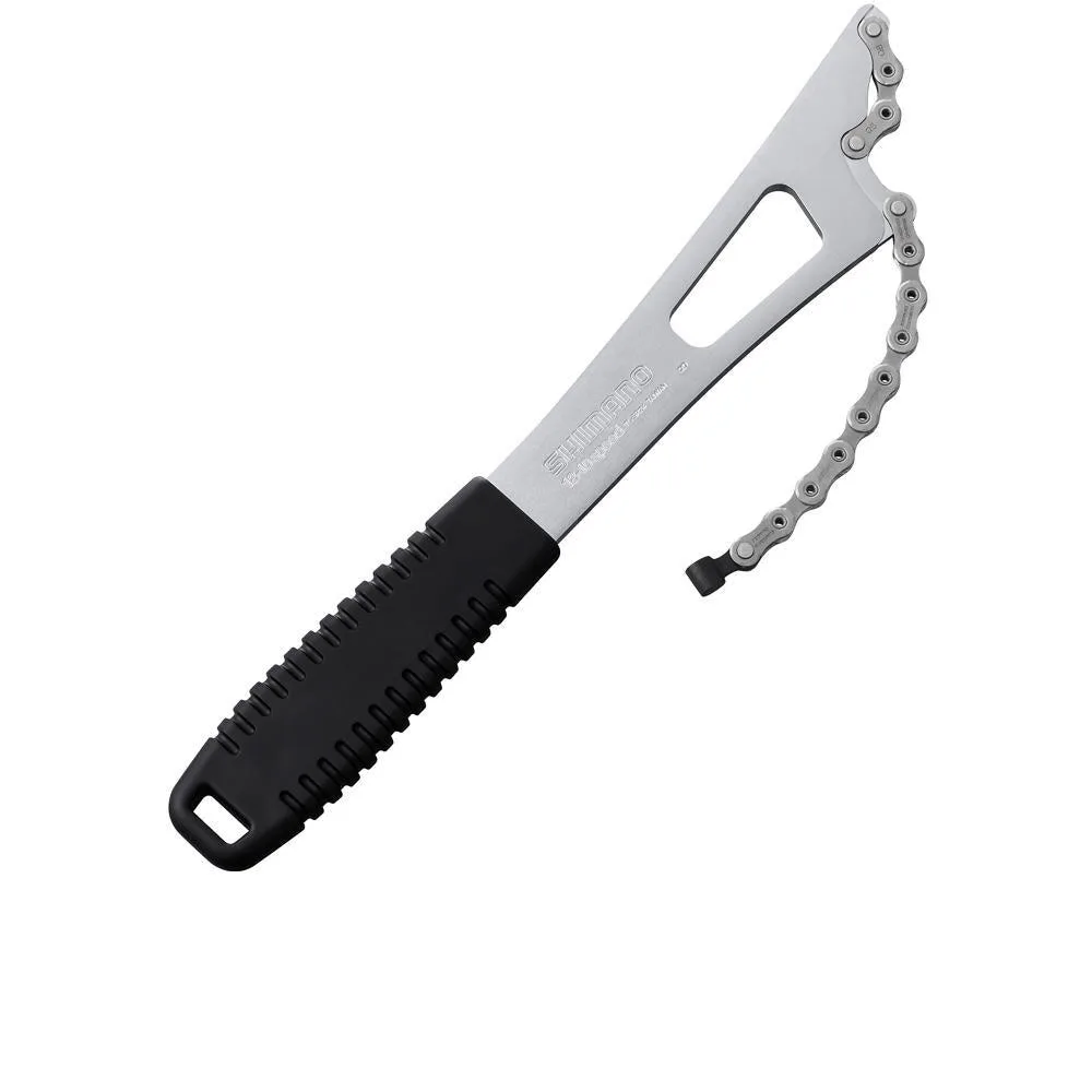 Съемник кассеты Shimano TL-SR24, ключ-хлыст с цепью и магнитом, 10-12 скоростей