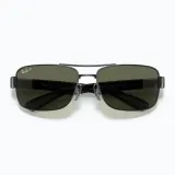 Солнцезащитные очки Ray-Ban RB3522, Серебристый — фото 3