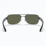 Солнцезащитные очки Ray-Ban RB3522, Серебристый — фото 5