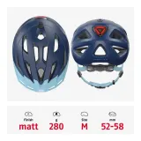 Шлем велосипедный Abus Urban-I 3.0 синий — фото 3