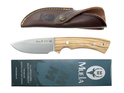 Muela Нож классический с рукоятью Olive Wood 80 мм