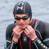 Шапочка неопреновая для плавания HUUB Skull Cap, L, Чёрный — фото 6