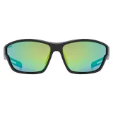 Солнцезащитные очки Uvex SportStyle 806 Black Matt Green — фото 2