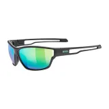 Солнцезащитные очки Uvex SportStyle 806 Black Matt Green — фото 6