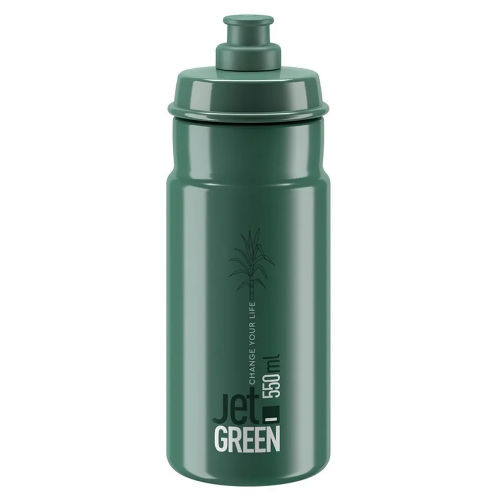 Фляга велосипедная Elite Jet 550 мл, 550 ml, Зелёный