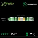 Дротики Winmau Xenon со стальными наконечниками, 90 процентов вольфрама — фото 4