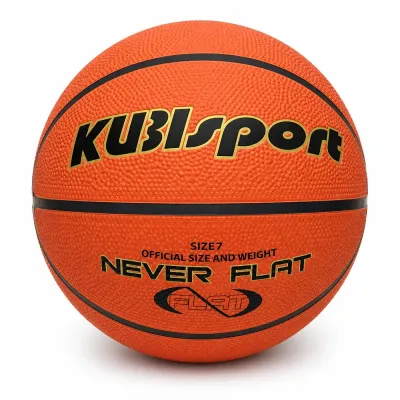 Баскетбольный мяч KUBISPORT G743-5K оранжевый, размер 7