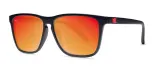 Солнцезащитные очки Knockaround Fast Lanes чёрно-красные — фото 3