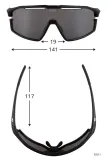 Солнцезащитные очки GOG Bragi чёрные — фото 5