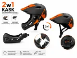 Велосипедный шлем AVO BTM-F1 FullFace, размер XS, серый — фото 6