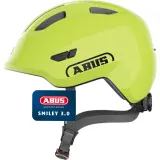 Детский велосипедный шлем Abus Smiley 3.0, глянцевый жёлтый — фото 1