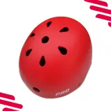 Детский велосипедный шлем Pro Sport Lights Skate, красный — фото 6