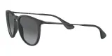 Солнцезащитные очки Ray-Ban Erika матовые чёрные — фото 3