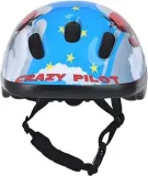 Шлем велосипедный детский PROX Crazy Pilot, сине-белый, XS 44-48 см — фото 2