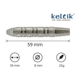 Дротики для дартса Keltik Fintan Steel Tip 25 г — фото 5