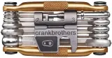 Мультитул велосипедный Crankbrothers M17 на 17 функций золотисто-чёрный — фото 1