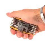 Мультитул велосипедный Crankbrothers M17 на 17 функций золотисто-чёрный — фото 3