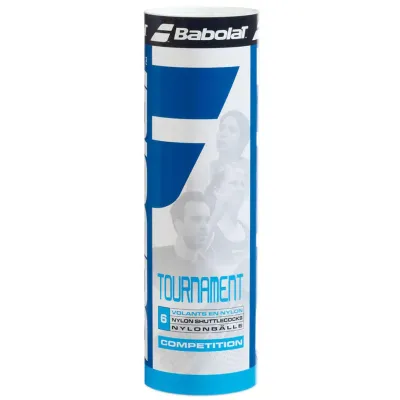 Воланы для бадминтона Babolat Tournament, жёлтые, 6 шт