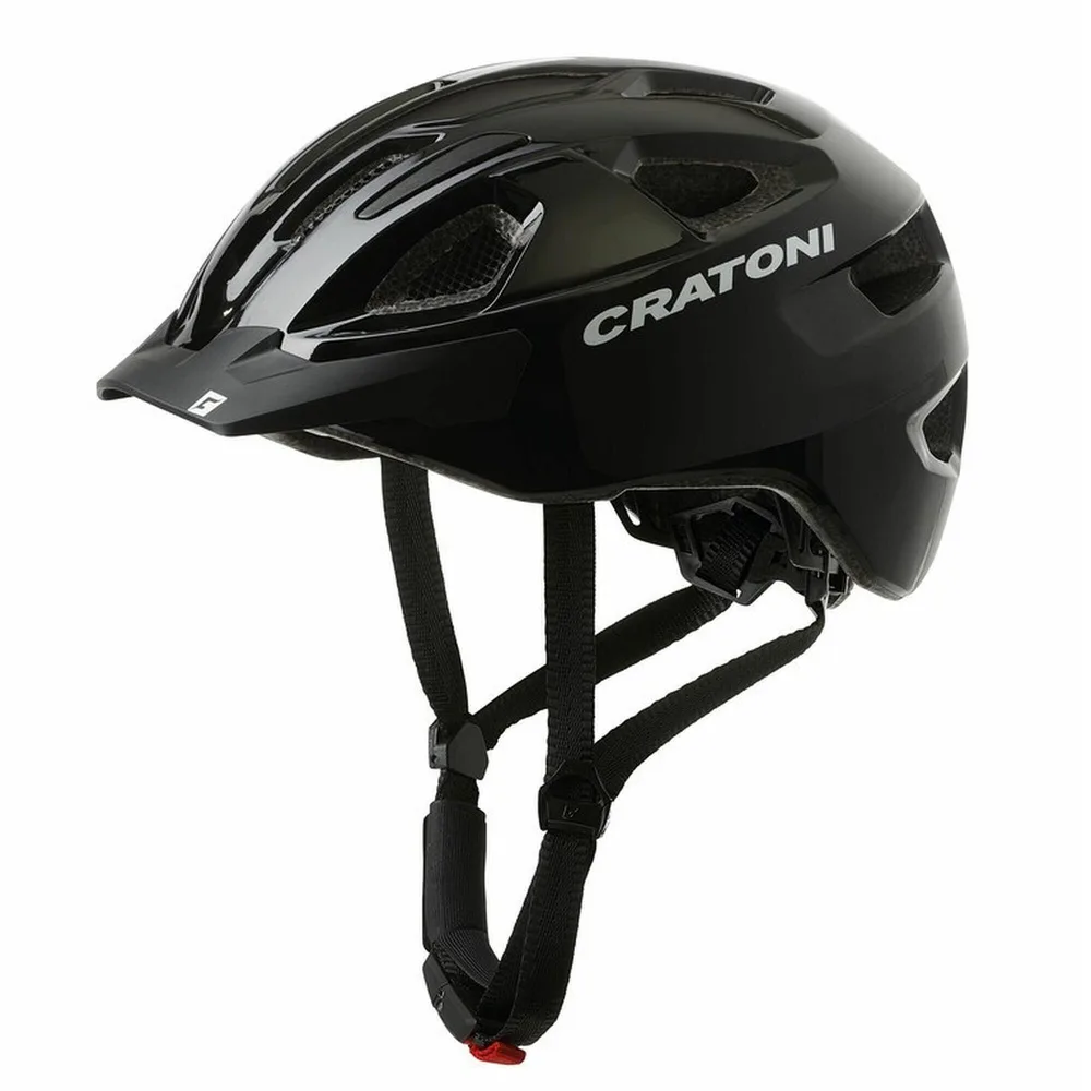 Городской велосипедный шлем Cratoni C-Swift, 53-59 CM, Чёрный
