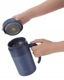 Термокружка туристическая Zojirushi 480 мл, 480 mL, Коричневый — фото 4