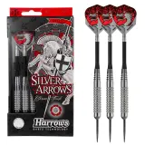 Дротики для дартса Harrows STL Silver Arrows со стальным наконечником 20 г, 3 шт — фото 1