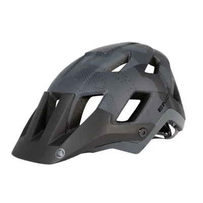 Велосипедный шлем Endura Hummvee Plus Mips, серый камуфляж