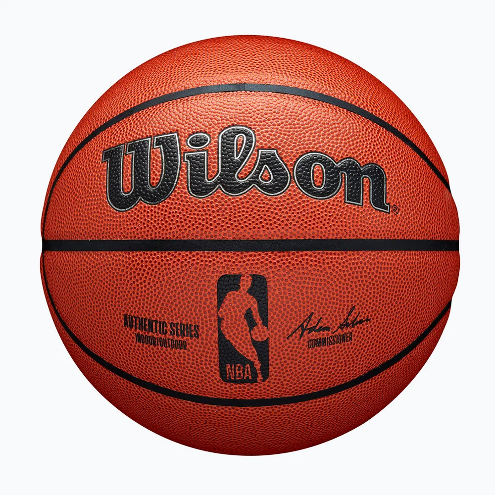 Мяч баскетбольный Wilson NBA Authentic Indoor Outdoor оранжевый размер 6