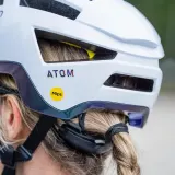Шлем велосипедный шоссейный Cairn Atom Mips белый — фото 4