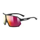 Солнцезащитные очки Uvex Sportstyle 237 черные матовые/зеркальные красные — фото 6