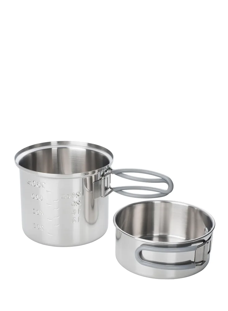 Набор туристических кастрюль Esbit Stainless Steel Pot 1 л