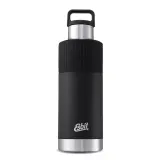 Термос вакуумный Esbit Sculptor Insulated Bottle w/Sleeve 1000 мл чёрный — фото 1