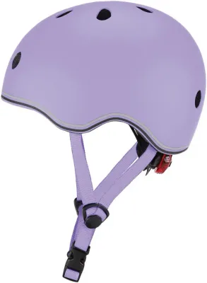 Шлем детский Globber Go Up Lights лавандовый, размер XXS-S 45-51 см