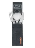 Набор туристических столовых приборов Esbit Titanium Cutlery Set — фото 2