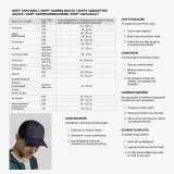 Кепка с козырьком Buff Summit Cap Stone Blue UPF 50 — фото 7