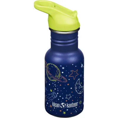 Бутылка туристическая детская Klean Kanteen Flip Seal Sport Cap Straw 355 мл