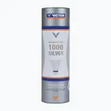 Воланы нейлоновые для бадминтона VICTOR 1000, белые, 6 шт — фото 4
