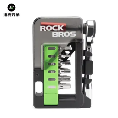 Мультитул Rockbros с трещоткой и магнитными битами 12 в 1