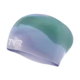 Шапочка для плавания детская TYR Youth Long Hair Tie Dye — фото 2