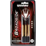 Дротики Winmau Broadside Brass со стальными наконечниками, 22 г, набор 3 шт — фото 1
