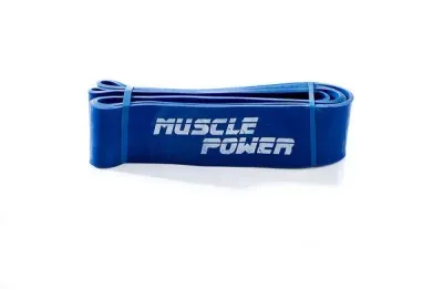 Резиновая петля-эспандер Muscle Power Power Band, синяя