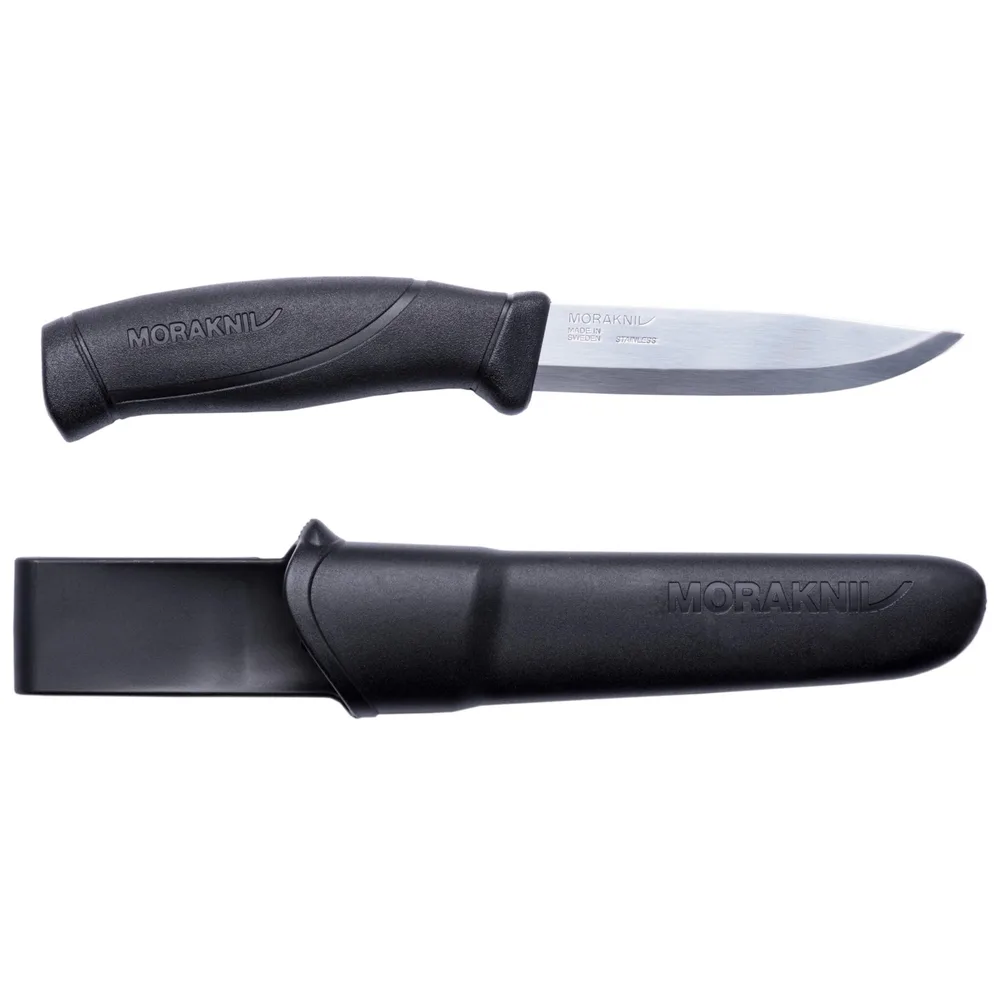 Туристический нож MoraKniv Companion MG нержавеющий чёрный