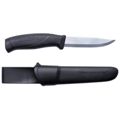 Туристический нож MoraKniv Companion MG нержавеющий чёрный