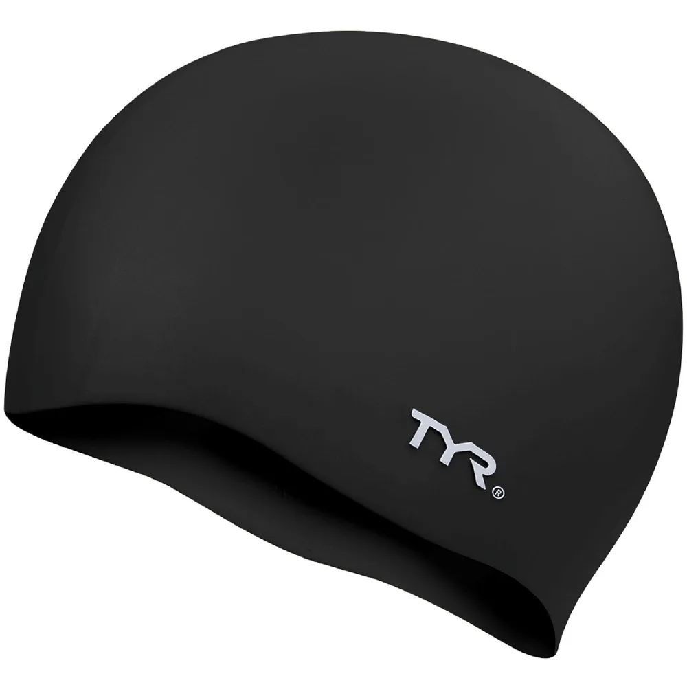 Шапочка для плавания детская TYR No Wrinkle силиконовая
