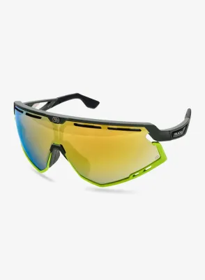 Очки велосипедные Rudy Project Defender multilaser yellow/olive matte