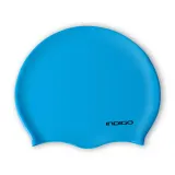 Indigo Sports Шапочка для плавания INDIGO XL силиконовая для длинных волос, Uniwersalny dziecko, Серый — фото 2