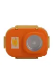 Uzspace Контейнер для еды Lunch Box 8021 600 мл, 600 ml, Оранжевый — фото 2